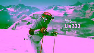 Shingrix SHINGRIX The Odds of a Skiing Injury Ad Commercial Brand Imagery Photoshoot 0