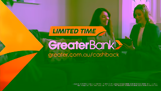 Greater Bank RateCity Gold Award 2024 Get up to 3000 cashback Ad Commercial Brand Imagery Photoshoot 2