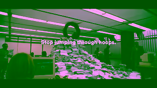 Tangerine Bank Tangerine Tired of jumping through hoops just to get ahead Ad Commercial Brand Imagery Photoshoot 1