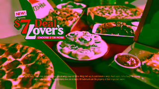 Pizza Hut 7 Deal Lovers Menu Great Taste for only 7 each when you buy 2 Ad Commercial Brand Imagery Photoshoot 1