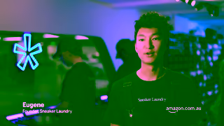 Amazon Eugenes story The Sneaker Laundry Ad Commercial Brand Imagery Photoshoot 1