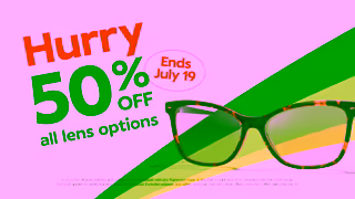 Specsavers Hurry 50 off all lens options ends soon Ad Commercial Brand Imagery Photoshoot 1