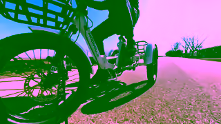 MOONCOOL Transform your commute with a folding cargo electric trike Ad Commercial Brand Imagery Photoshoot 1