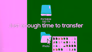 Samsung Portable SSD T9 Transfer files instantly Samsung Ad Commercial Brand Imagery Photoshoot 0