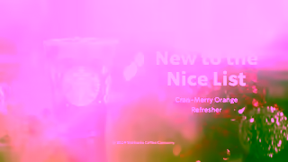 Starbucks New CranMerry Orange Refresher Starbucks Holiday Ad Commercial Brand Imagery Photoshoot 1