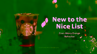 Starbucks New CranMerry Orange Refresher Starbucks Holiday Ad Commercial Brand Imagery Photoshoot 2
