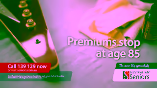 AU Seniors Seniors Funeral Insurance Lifes Booming Guitar TV Ad Ad Commercial Brand Imagery Photoshoot 1