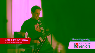 AU Seniors Seniors Funeral Insurance Lifes Booming Guitar TV Ad Ad Commercial Brand Imagery Photoshoot 2