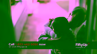 FiftyUp FiftyUp Insurance TV ad 2024 Kenny Ad Commercial Brand Imagery Photoshoot 0