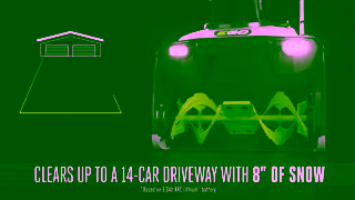 EGO Tools POWER 21 SingleStage Snow Blower with Peak Power SNT2134 Animation Ad Commercial Brand Imagery Photoshoot 1