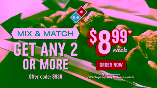 Dominos Get Any 2 or More for 899 Each Pizzas Pastas Chicken Desserts and More Ad Commercial Brand Imagery Photoshoot 2