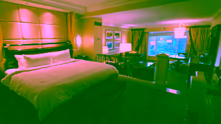 Sandtastic Travels Luxury King Suite Venetian Resort Las Vegas Room Tour PoolStrip View Sunken Living Room Ad Commercial Brand Imagery Photoshoot 0