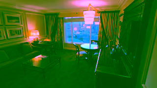 Sandtastic Travels Luxury King Suite Venetian Resort Las Vegas Room Tour PoolStrip View Sunken Living Room Ad Commercial Brand Imagery Photoshoot 1