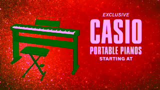 Guitar Center 2024 Guitar Center Dec Wk1 2 Casio 16x9 Ad Commercial Brand Imagery Photoshoot 0