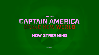 Marvel Captain America Brave New World Now Streaming on Disney Ad Commercial Brand Imagery Photoshoot 2