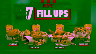 KFC KFC Fill Up Box Box Box 7 Fill Ups Ad Commercial Brand Imagery Photoshoot 2