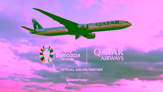 Qatar Airways Official Airline Partner of UEFA EURO 2024 Ad Commercial Brand Imagery Photoshoot 2