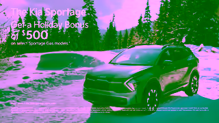 KIA The 2025 Sportage Get a 500 Holiday Bonus this Season on select gas models Ad Commercial Brand Imagery Photoshoot 0