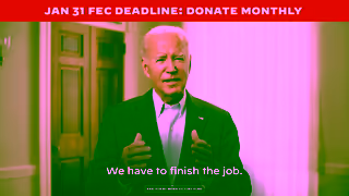 Joe Biden Jan EOM POTUS DTC Sustainer Fundraising Ad 16x9 V1 Ad Commercial Brand Imagery Photoshoot 2