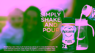 Aptamil Aptamil Follow On Milk Ready to Drink 16x9 20 Seconds Ad Commercial Brand Imagery Photoshoot 2