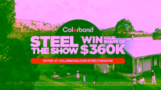 COLORBOND STEEL THE SHOW WIN a share of 360K Ad Commercial Brand Imagery Photoshoot 2