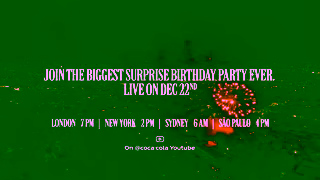 Coca-Cola Merry Birthday Teaser 15s 169 Supers Only CocaCola Ad Commercial Brand Imagery Photoshoot 2