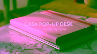 Logitech Casa PopUp Desk Unpacked Ad Commercial Brand Imagery Photoshoot 2