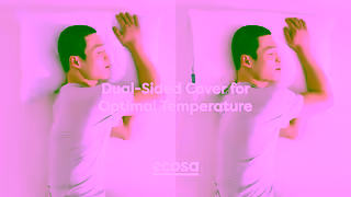 Ecosa Ecosa AU Head Pillow 100 Night Trial Rest Easy RiskFree Ad Commercial Brand Imagery Photoshoot 0