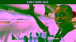 Solomon Airlines Early Bird Sale Ad Commercial Brand Imagery Photoshoot 1