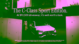Mercedes The new CClass Sport Edition Ad Commercial Brand Imagery Photoshoot 2