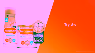 Enfamil Nutramigen with LGG Made for Cows Milk Allergies Ad Commercial Brand Imagery Photoshoot 2