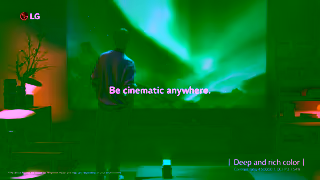 LG Electronics 2024 LG CineBeam Q 120 4K Quality cinema life in Q LG Ad Commercial Brand Imagery Photoshoot 2