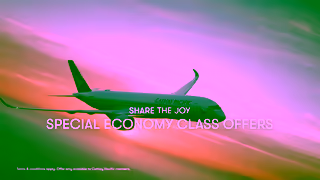 Cathay Pacific Limited time economy class offers for the Worlds Best Economy Book today Ad Commercial Brand Imagery Photoshoot 0