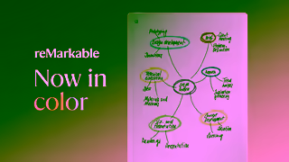 reMarkable Paper Color in a new light reMarkable Paper Pro the color paper tablet with a subtle reading light Ad Commercial Brand Imagery Photoshoot 1