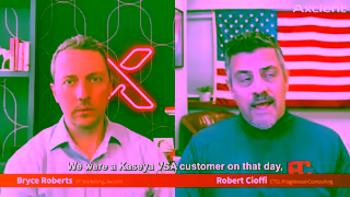 Axcient Ad Highlight MSP Xperience Lounge Robert CioffiUnmasking Cybercriminals Ransomware 1 Ad Commercial Brand Imagery Photoshoot 0