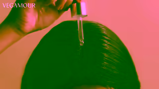 Vegamour Vegamours GRO Hair Serum Leaves Hair Feeling Healthier Stronger More Resilient Ad Commercial Brand Imagery Photoshoot 1