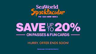 SeaWorld San Diego SWC24OpenYourWorldSpooktacularPASSSvUpTo20PcYT15ENG Ad Commercial Brand Imagery Photoshoot 2