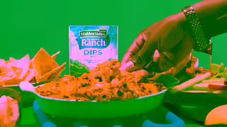 Hidden Valley Ranch Hidden Valley Ranch Seriously Tasty Buffalo Ranch Chicken Dip Ad Commercial Brand Imagery Photoshoot 2
