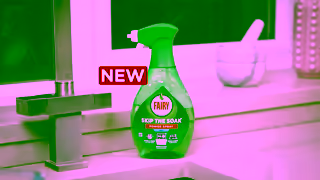 Fairy NEW Fairy Skip the Soak Power Spray Ad Commercial Brand Imagery Photoshoot 2