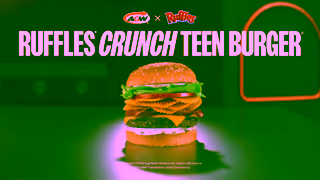 A&W AW Ruffles Crunch Teen Burger Ad Commercial Brand Imagery Photoshoot 2