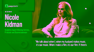 Paycom Nicole Kidman on Sharing Successes Ad Commercial Brand Imagery Photoshoot 0