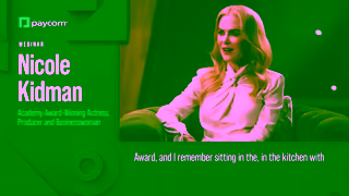 Paycom Nicole Kidman on Sharing Successes Ad Commercial Brand Imagery Photoshoot 1
