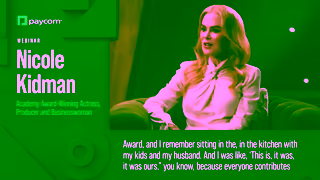 Paycom Nicole Kidman on Sharing Successes Ad Commercial Brand Imagery Photoshoot 2