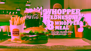 Burger King Whopper Wednesday 8 Whopper Meal Ad Commercial Brand Imagery Photoshoot 2