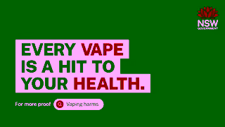 Cancer NSW Every vape is a hit to your health Lung damage 6 sec Ad Commercial Brand Imagery Photoshoot 2