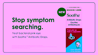 Bausch and Lomb Soothe Antibiotic Drops for Pink Eye Ad Commercial Brand Imagery Photoshoot 2
