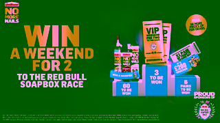 Fixers and Makers Enter the Competition DARE TO DO IT YOUR WAY with UniBond No More Nails and Red Bull Soapbox Race Ad Commercial Brand Imagery Photoshoot 2