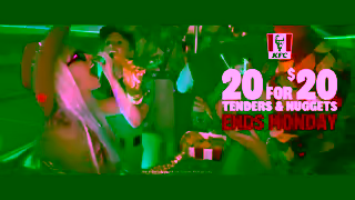 KFC KFCs 20 For 20 Tenders Nuggets Ad Commercial Brand Imagery Photoshoot 0
