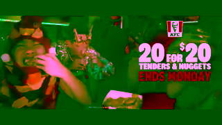 KFC KFCs 20 For 20 Tenders Nuggets Ad Commercial Brand Imagery Photoshoot 1