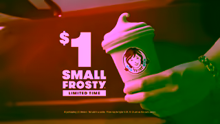 Wendy's YOU WONT BELIEVE THE ONE AND ONLY FROSTY IS A BUCK Ad Commercial Brand Imagery Photoshoot 1